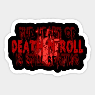 DEATH 'N' ROLL HEART STILL BEATING Sticker